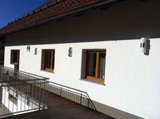 Fassadenabschluss außen Edelstahl